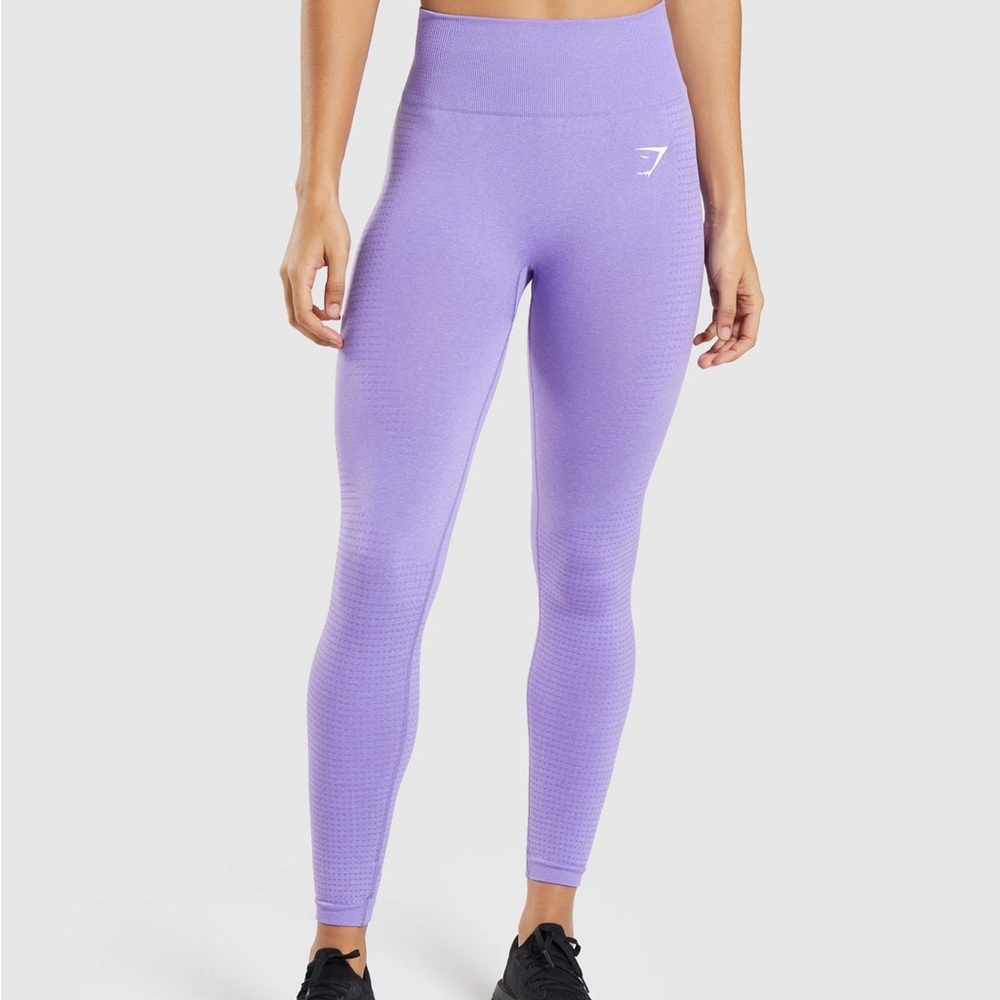 Gymshark Vital Seamless 2.0 leggings in Bright purple marl